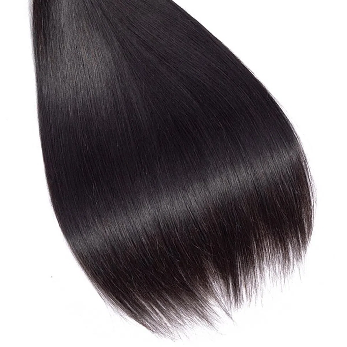 RICHAIR Paquetes de cabello humano liso, 2 paquetes, 16 pulgadas, 50g/paquete (100g en total), cabello humano brasileño 100% cabello virgen sin procesar Paquetes de tejido recto Cabello humano