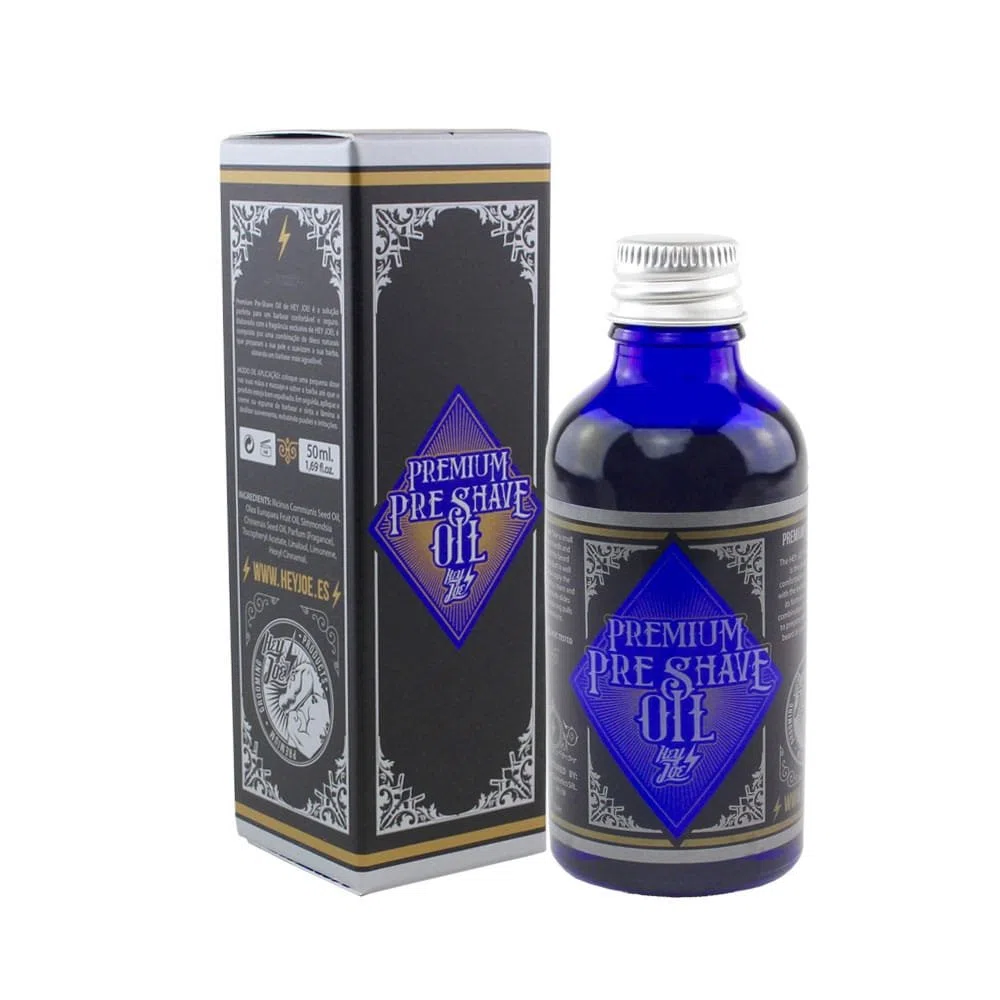HEY JOE - Premium Pre-Shave Oil 50 ml | Aceite pre-afeitado 50 ml