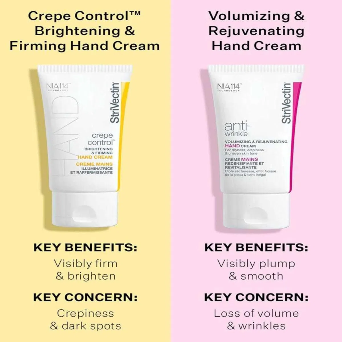 STRIVECTIN Crema de manos aclaradora y reafirmante con control de crepé, 30 ml