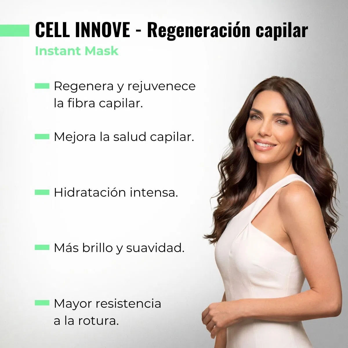 abril et nature - Cell Innove - Mascarilla Capilar Profesional - Para todo tipo de cabellos - Suaviza, Rejuvenece y Regenera - Recupera un pelo sano - Obtén un tacto sedoso y restaurado - 200 ml