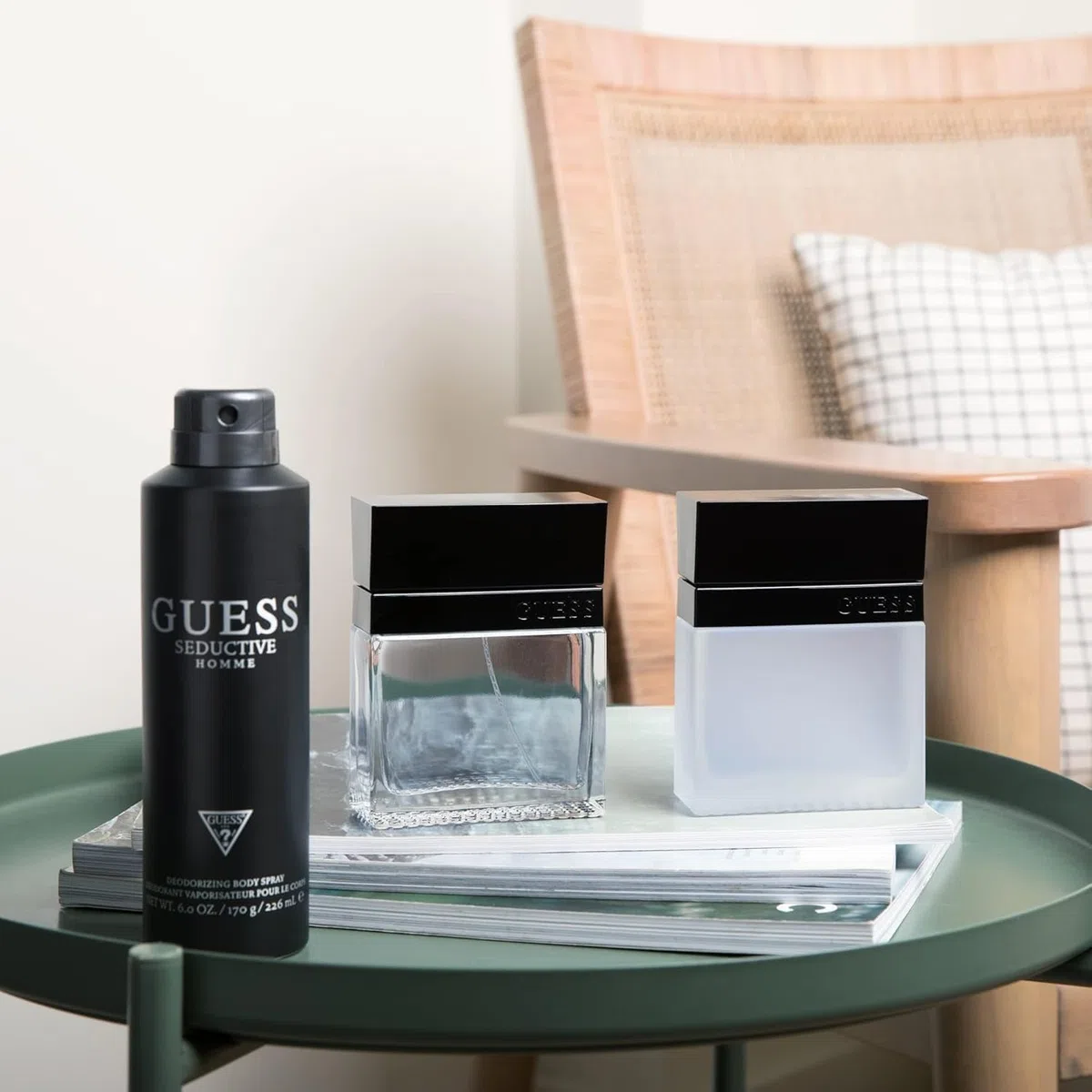 GUESS Seductive, Eau de Toilette, Perfume Hombre, Oriental Amaderado, Perfume Elegante de Larga Duración