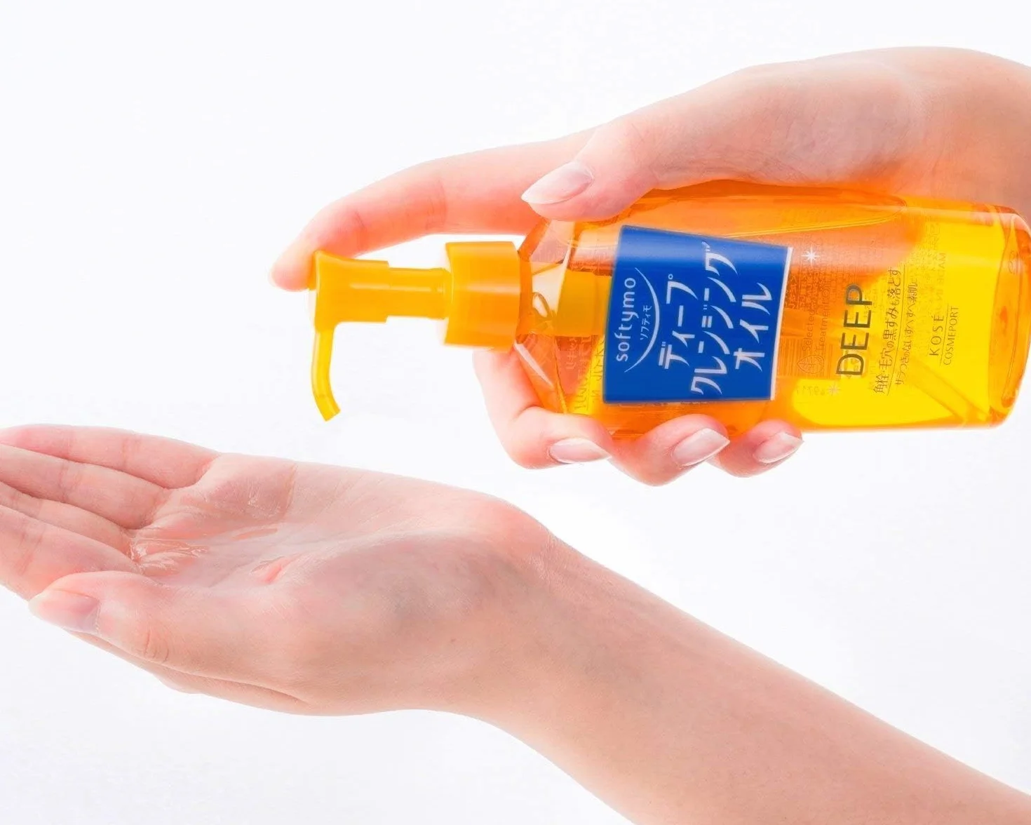 Aburiya Kose Softymo Deep Cleansing Aceite Limpiador Profundo, 230ml & Recarga 200ml, Made in Japan
