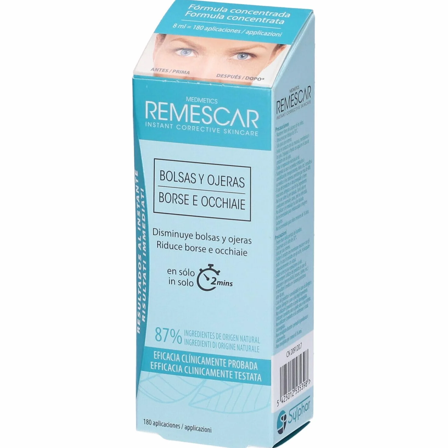Remescar Creme reduziert Tränensäcke & Augenringe, 8 ml Crema