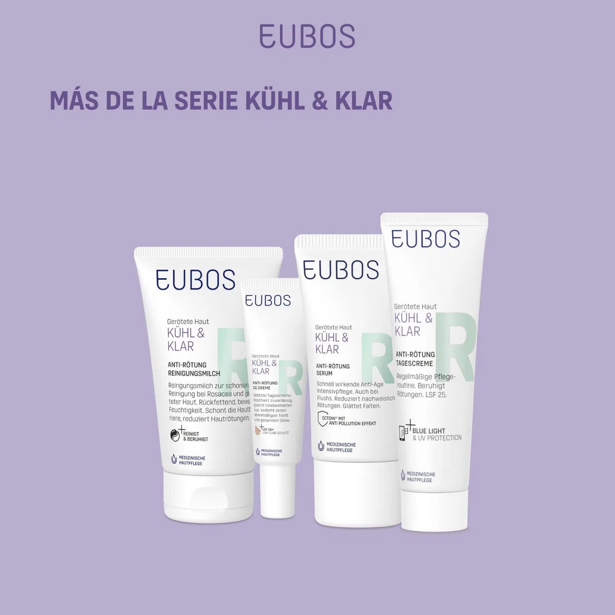 SUERO ANTIRROJECES DE EUBOS CALMA Y FRESCOR : para la rosácea y la cuperosis | Reduce las rojeces | Para los rubores | Cuidado antienvejecimiento integrado | Vegano | 30ml