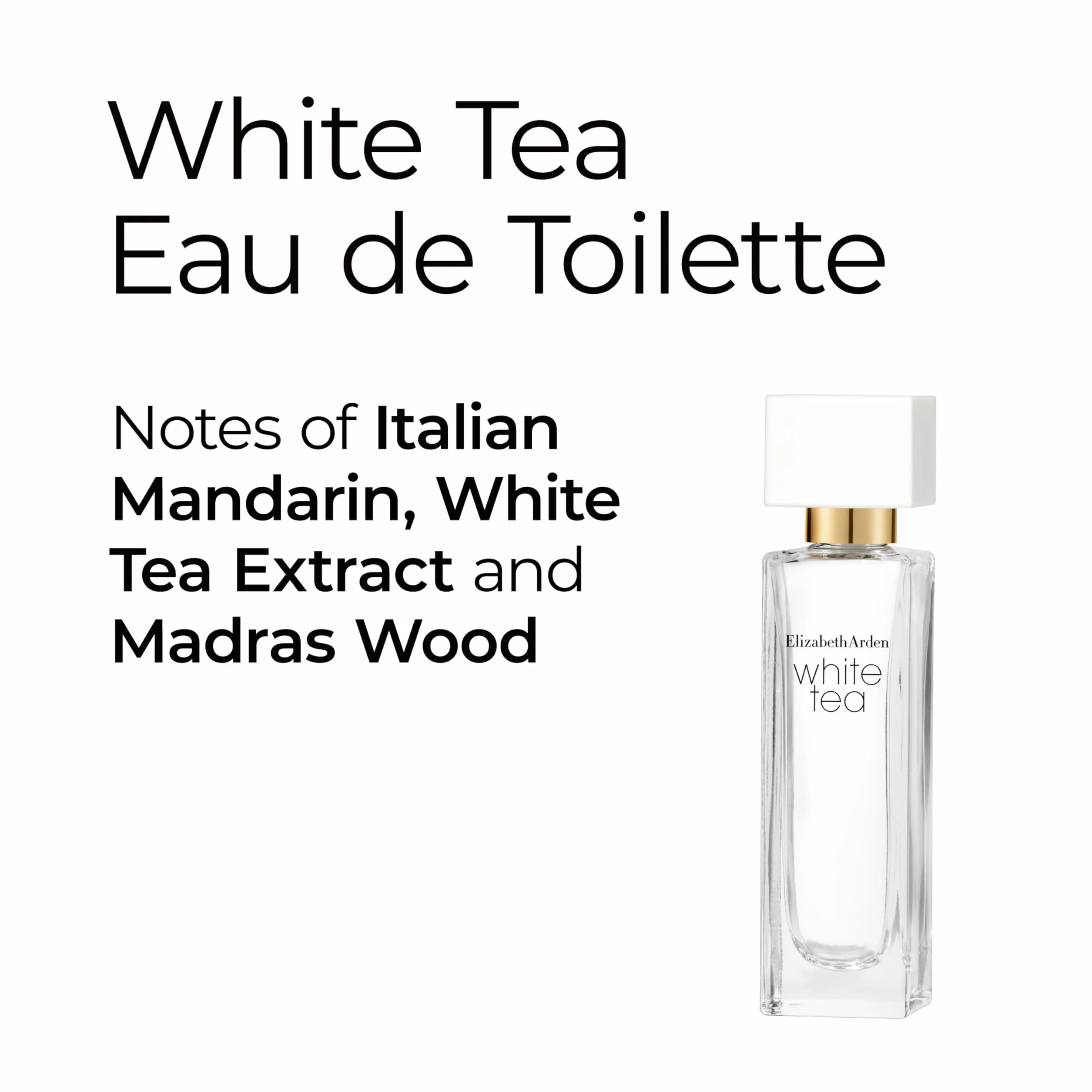 Elizabeth Arden, Juego de regalo de té blanco, Fragancia floral y vibrante, 3 miniaturas de 10 ml, regalo para mujeres