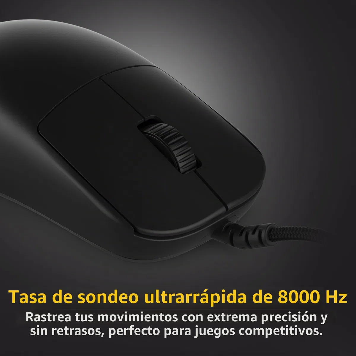 ENDGAME GEAR OP1 8k v2 Negro - Ratón para Juegos Esports con Cable, Sensor óptico de 30K dpi, sondeo de 8000 Hz, interruptores Intercambiables en Caliente y diseño de Agarre de Garra