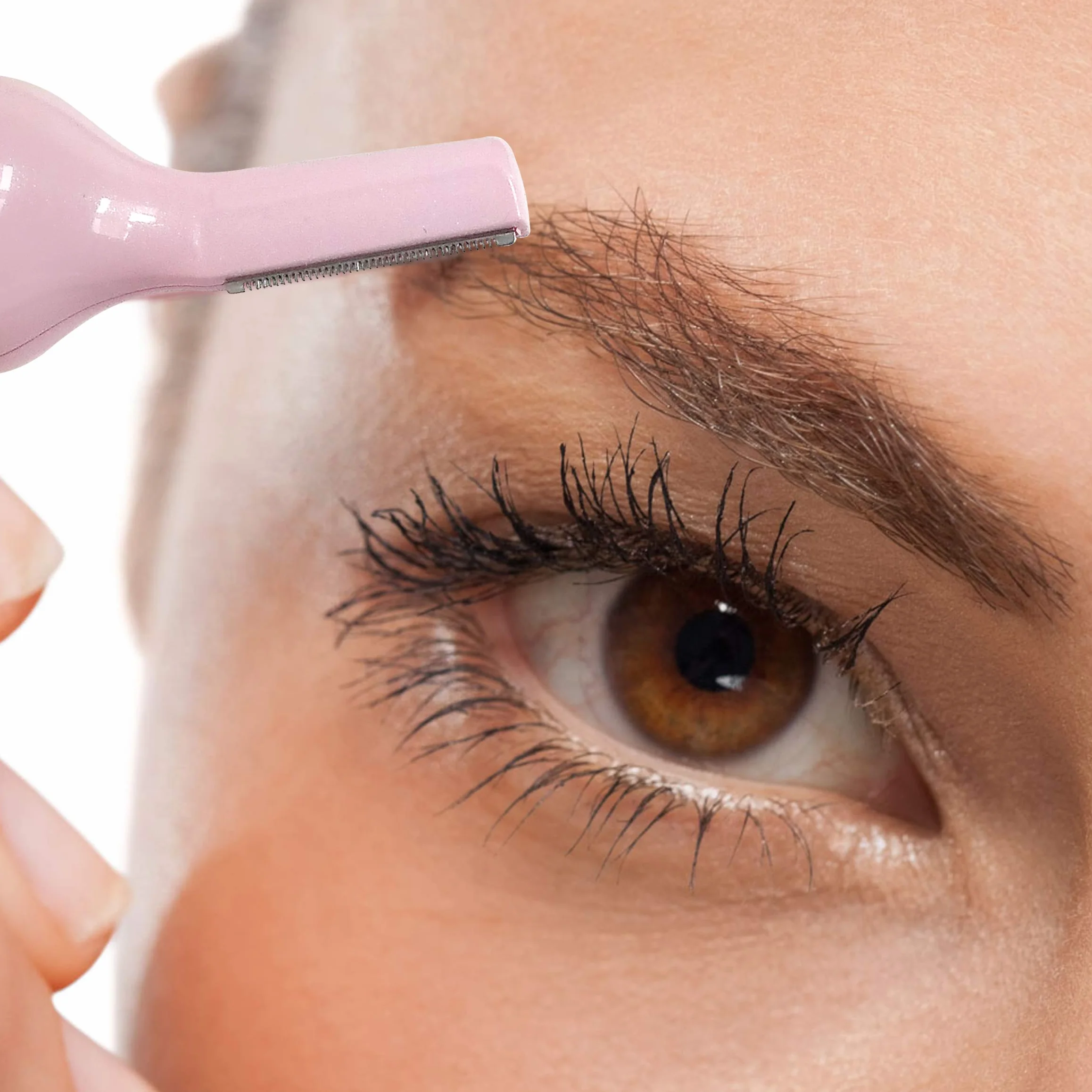 Magnitone FuzzOff Precision Depiladora para Mujer Recargable 3 en 1 para Rostro, Contorno Facial, Labio Superior, Cejas, Cuerpo, Axilas y la Zona del Bikini - Rosa