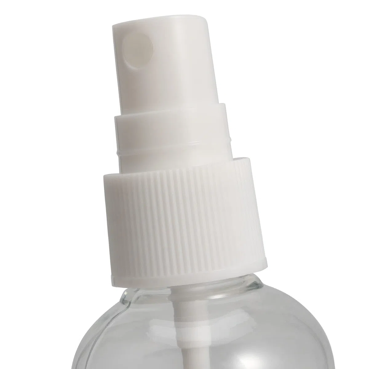MANCHAP Paquete de 50 botellas de spray de plástico de 50 ml con tapas, botellas de plástico recargables vacías transparentes, botellas de spray de niebla fina, mini botellas de spray