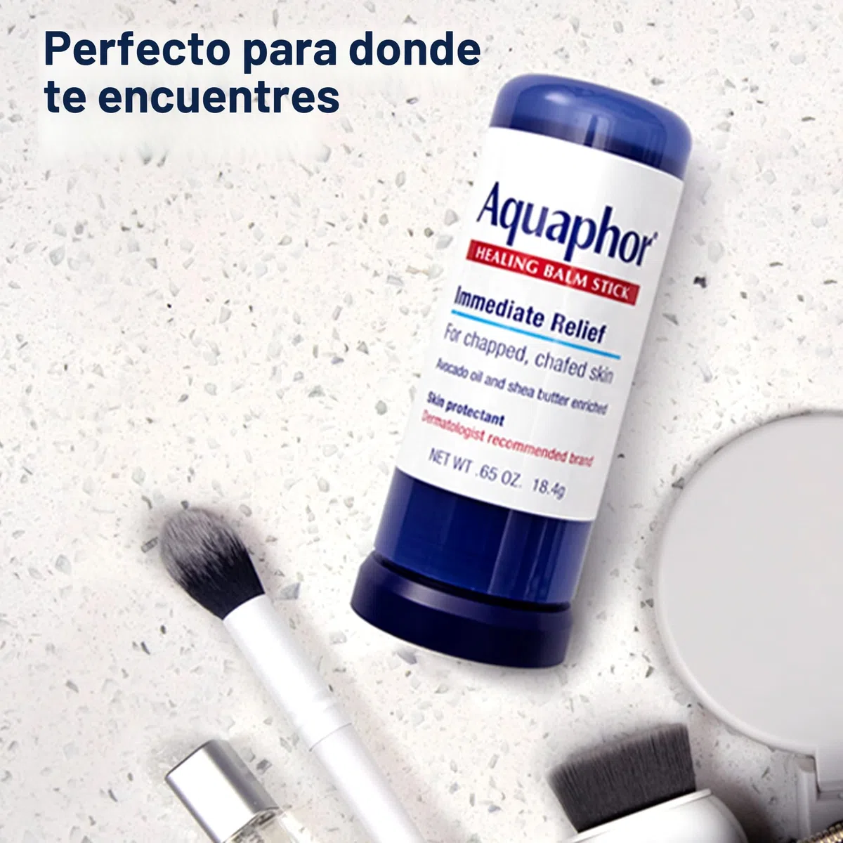 Aquaphor Palillo de bálsamo curativo, protector de piel con aceite de aguacate y manteca de karité, barra de 0,65 onzas