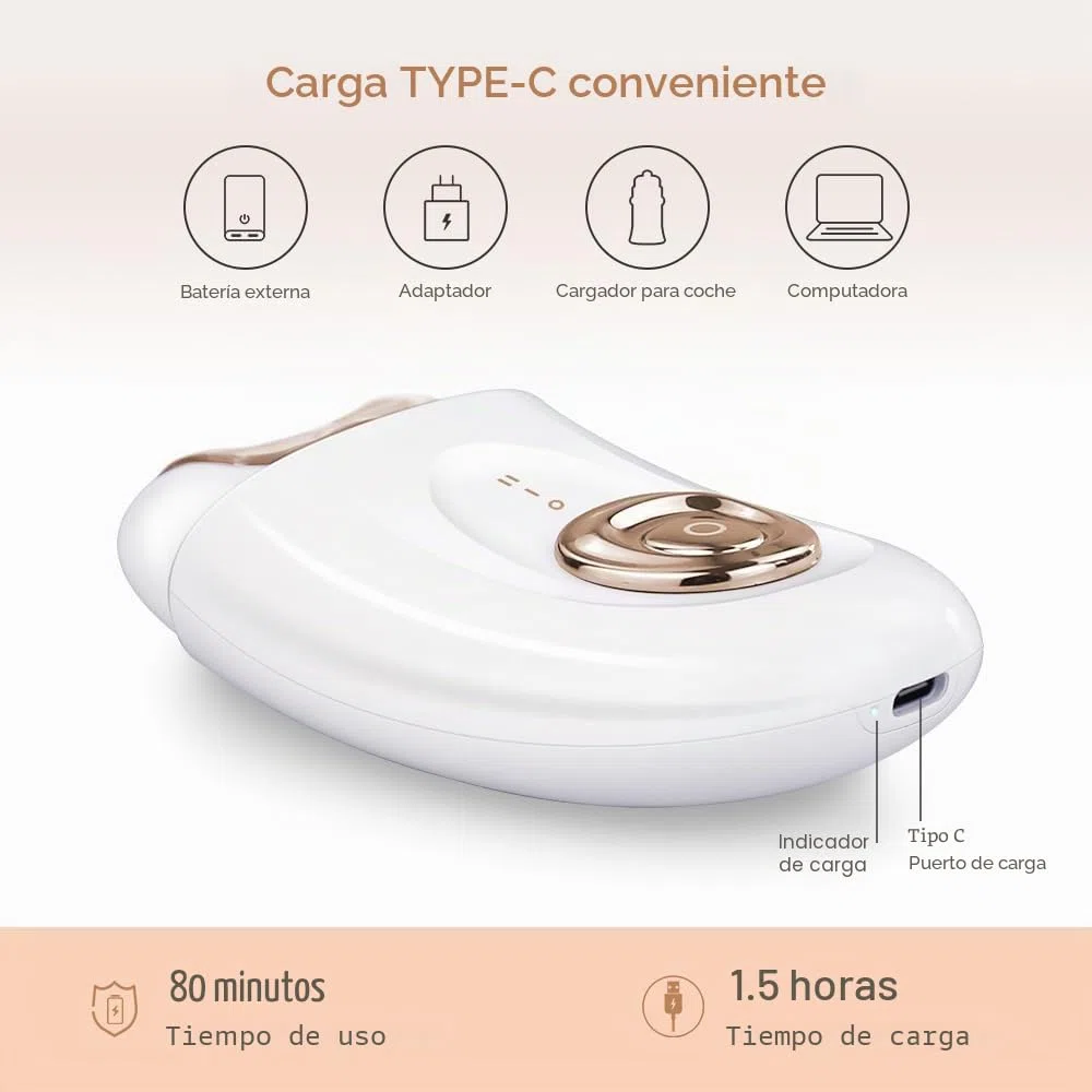 Depiladora Íntima 2 en 1 Rescien para Mujer con Cabezal de Afeitado y Cabezal de Depilación | Depiladora Eléctrica| Afeitadora Eléctrica Femenina Apta para Rostro, Piernas, Brazos y Zona del Bikini