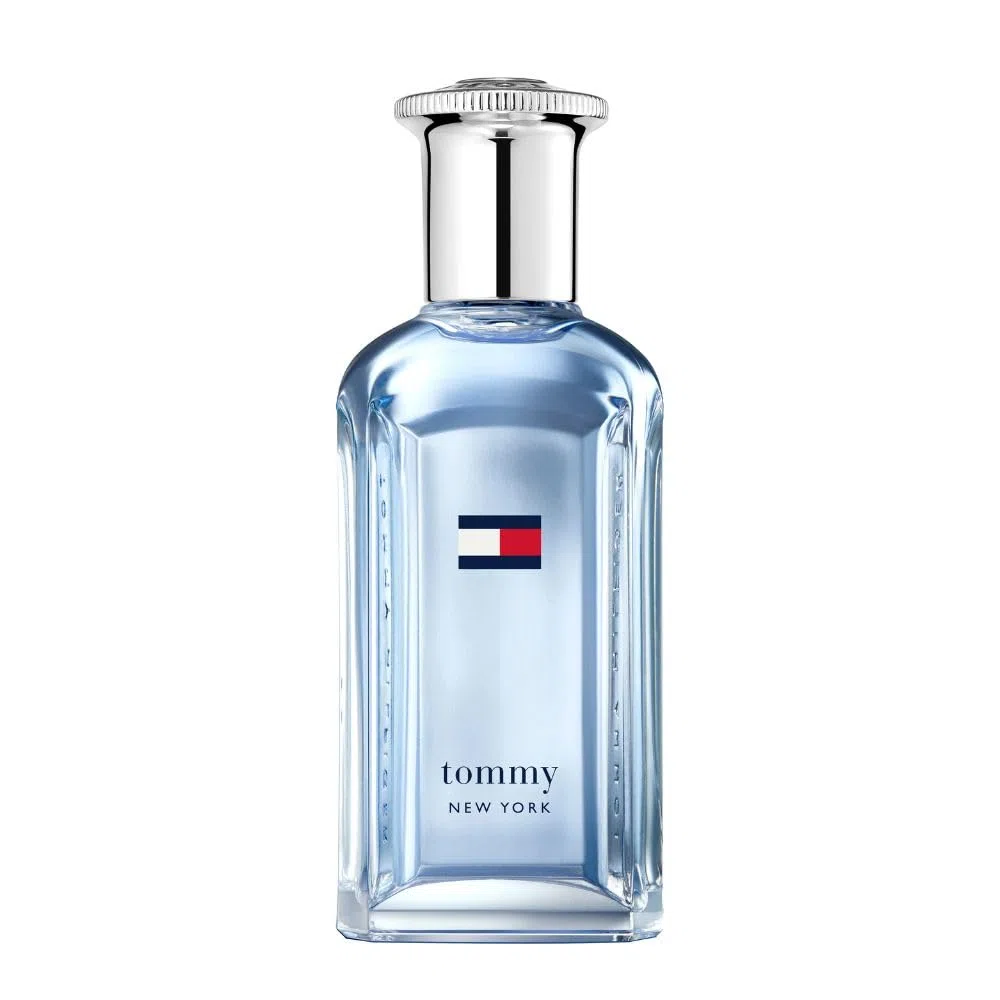 Tommy Hilfiger – Tommy New York Eau de Toilette 50 ml – Perfume para Hombre – Fragancia Fougère Especiada – Notas Especiadas y Amaderadas – Frasco de Vidrio Azul