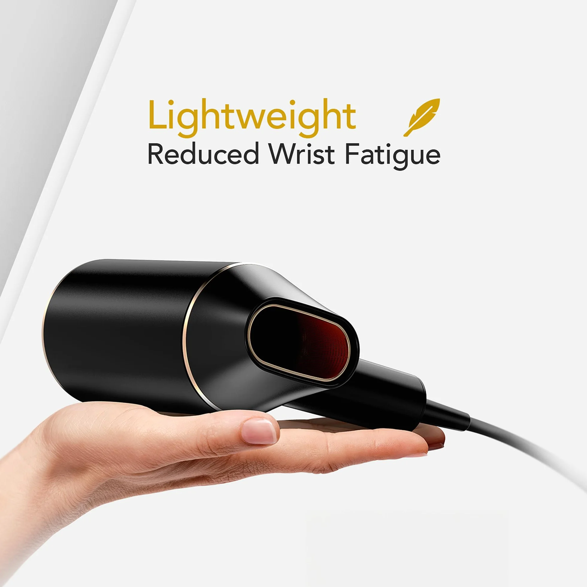 WAHL Ionic Flow Hairdryer, Secado profesional, sin encrespamiento, potente, ligero, aire frío, concentración de calor, difusor, velocidad rápida, peinado, compacto, viaje
