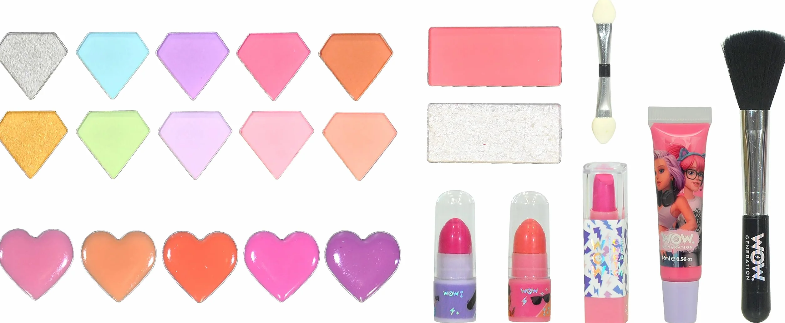 WOW GENERATION - Maletín de Maquillaje Glam & Go, Set de Maquillaje para Niñas, Maquillaje Infantil, Juguete Niña, Ideal para Regalar