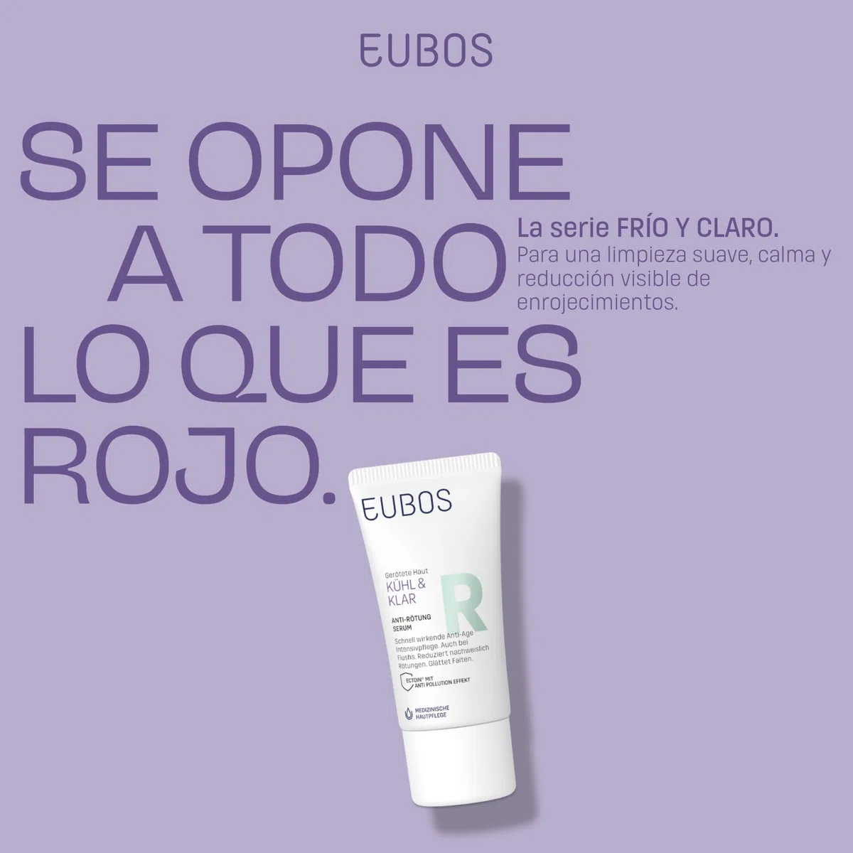 SUERO ANTIRROJECES DE EUBOS CALMA Y FRESCOR : para la rosácea y la cuperosis | Reduce las rojeces | Para los rubores | Cuidado antienvejecimiento integrado | Vegano | 30ml