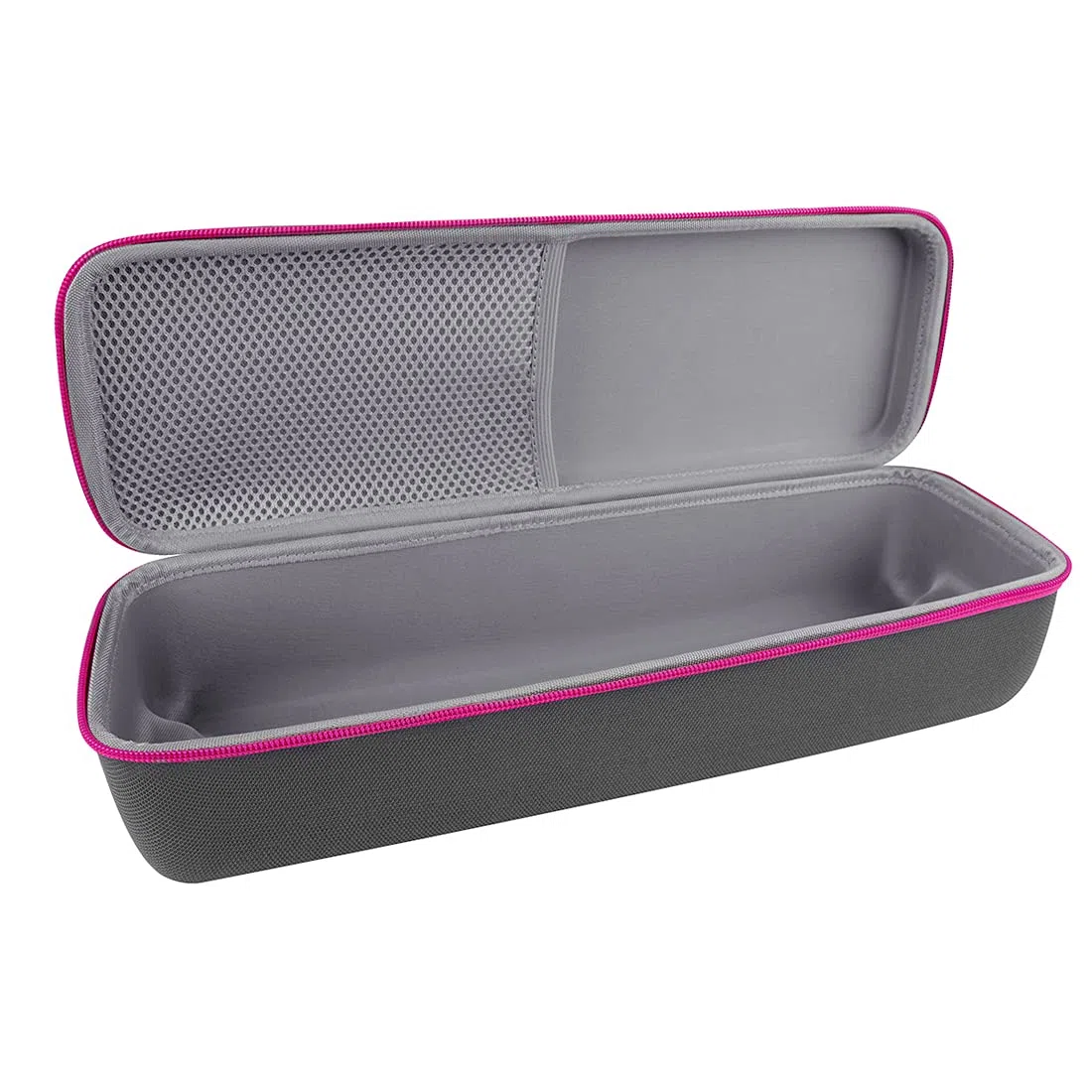 Linkidea Estuche rígido de viaje para cepillo secador de pelo Revlon, secador de pelo de un solo paso y moldeador voluminizador, caja de transporte de cepillo de aire caliente (rojo rosa)