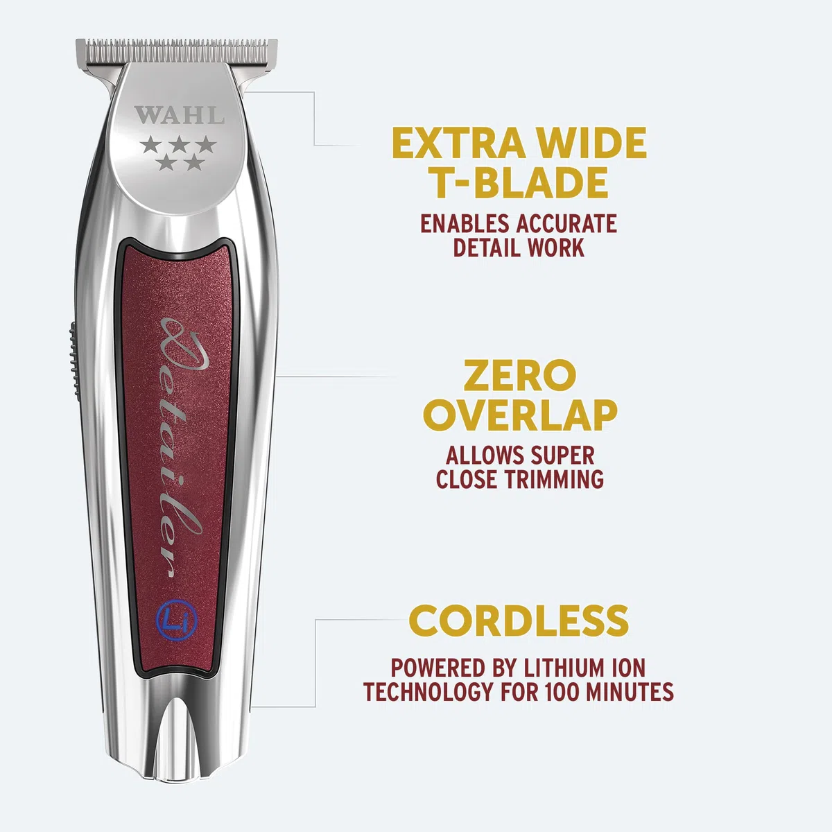 Wahl Paquete profesional de recortadora y afeitadora, recortadora inalámbrica para barberos, hoja en T ancha para líneas rectas, acabado de desvanecimiento ultra cerrado, perfecto para uso en salones