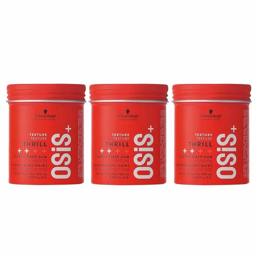 SCHWARZKOPF OSIS + Texture Thrill Fibre Gum 3 x 100 ml = 300 ml