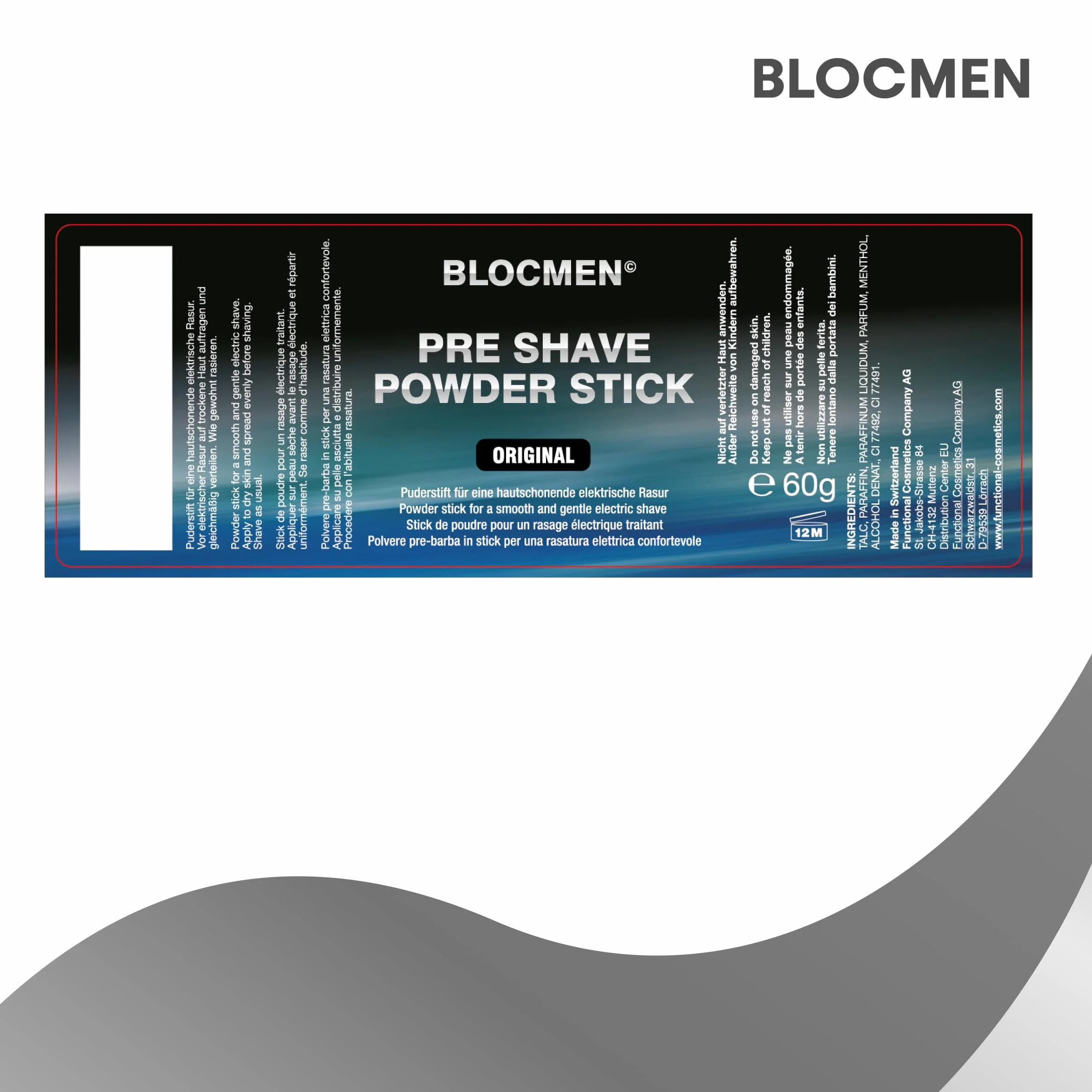 BLOCMEN© Original Pre-Shave