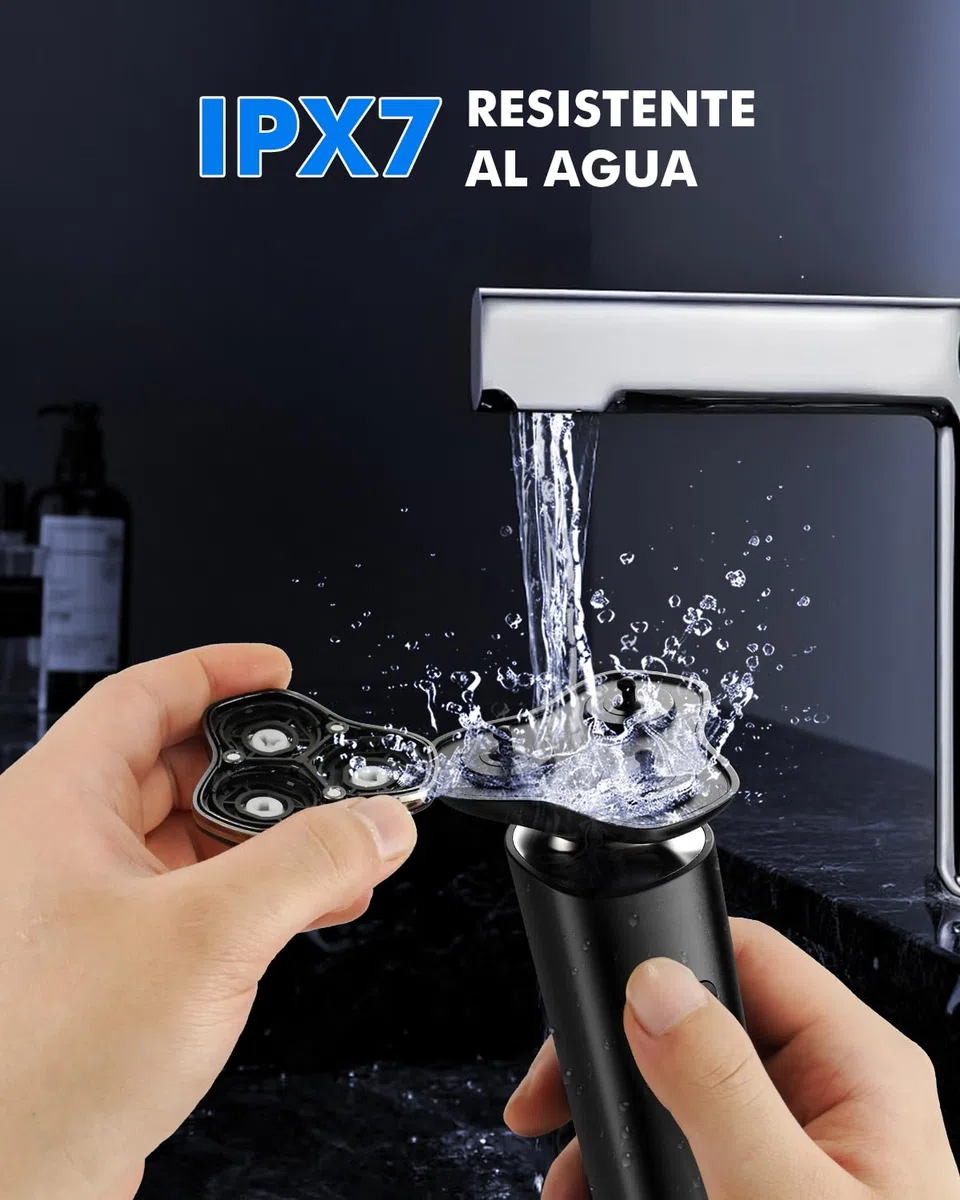 Afeitadora Eléctrica Hombre, 3D Afeitadora Eléctrica Hombre, Máquina de Afeitar Barba