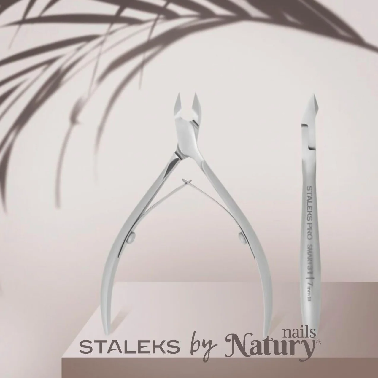 STALEKS PRO by Natury Nails®Alicate profesional para cutículas 7mm. Acero inoxidable. (Smart 31-7mm)