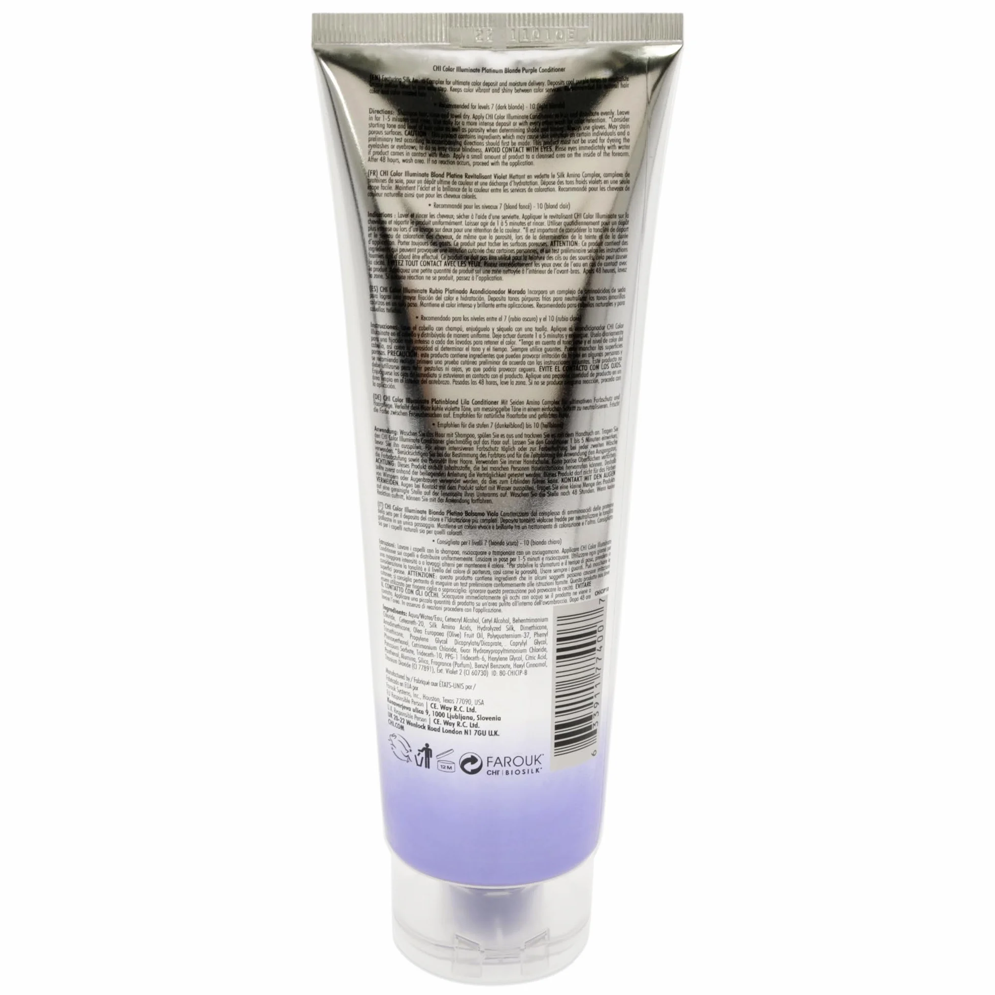Farouk Chi Color Illuminate Platinum Blonde Acondicionador 355ML