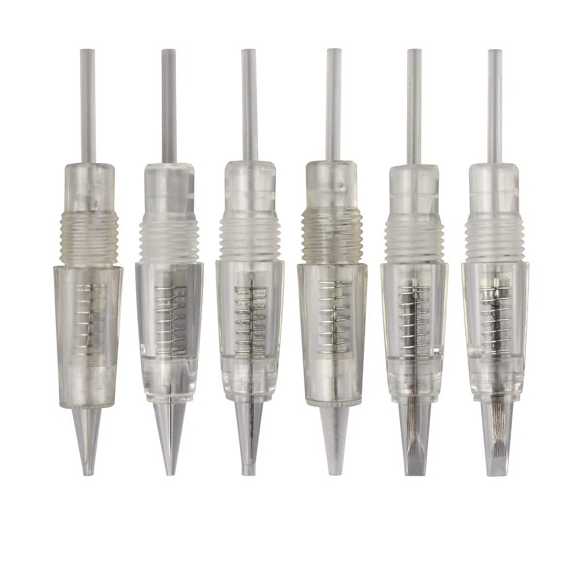 20 piezas Agujas Maquillaje Permanente para Delineador de cejas Máquina en Espiral Labios y Tatuajes Pequeños (3R)