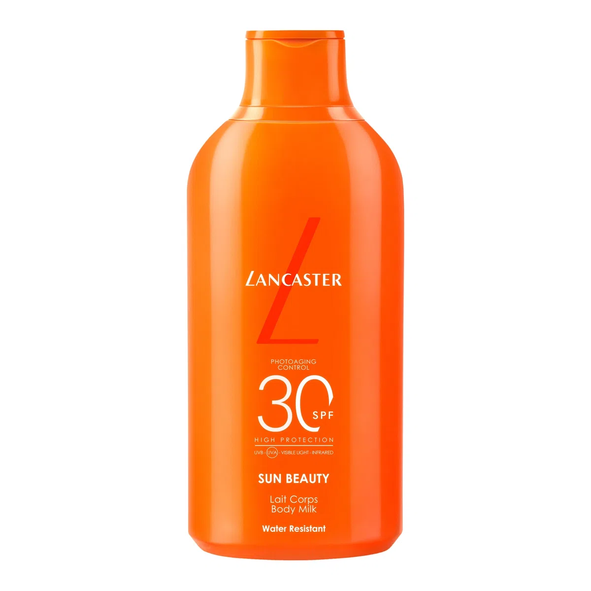 Lancaster Sun Beauty Body Milk Protector solar, Con complejo activador del bronceado, Tecnología Full LightTM para una protección solar de espectro muy amplio