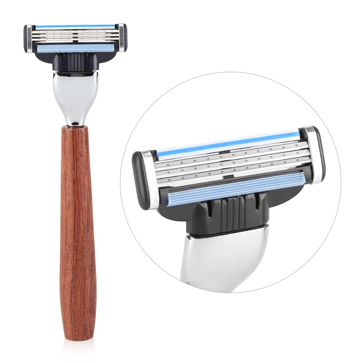Kit De Afeitado Manual Para Hombres, Kit De Maquinilla De Afeitar Manual De Seguridad, Kit De Afeitado Para Hombres, Juego De Afeitado En Húmedo, Soporte De Acero Inoxidable, Juego De Cuencos