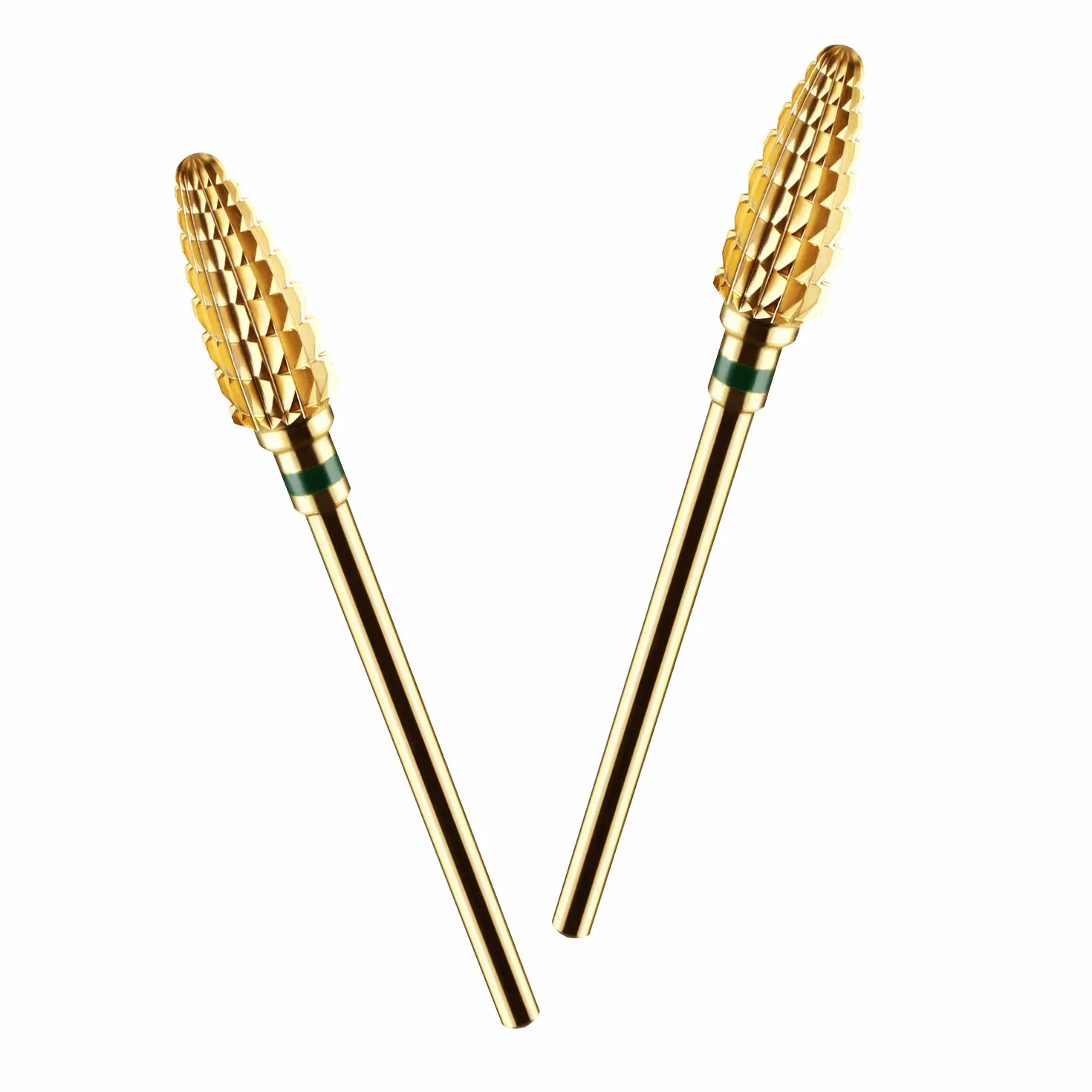 2 x Premium cerámica puntas Manicura/pedicura/callos profesional Juego de cuerpo para uñas Fresa Premium metal duro Bit Forma de Pera abfräsen altmodel Situación Manicura/pedicura profesional lija