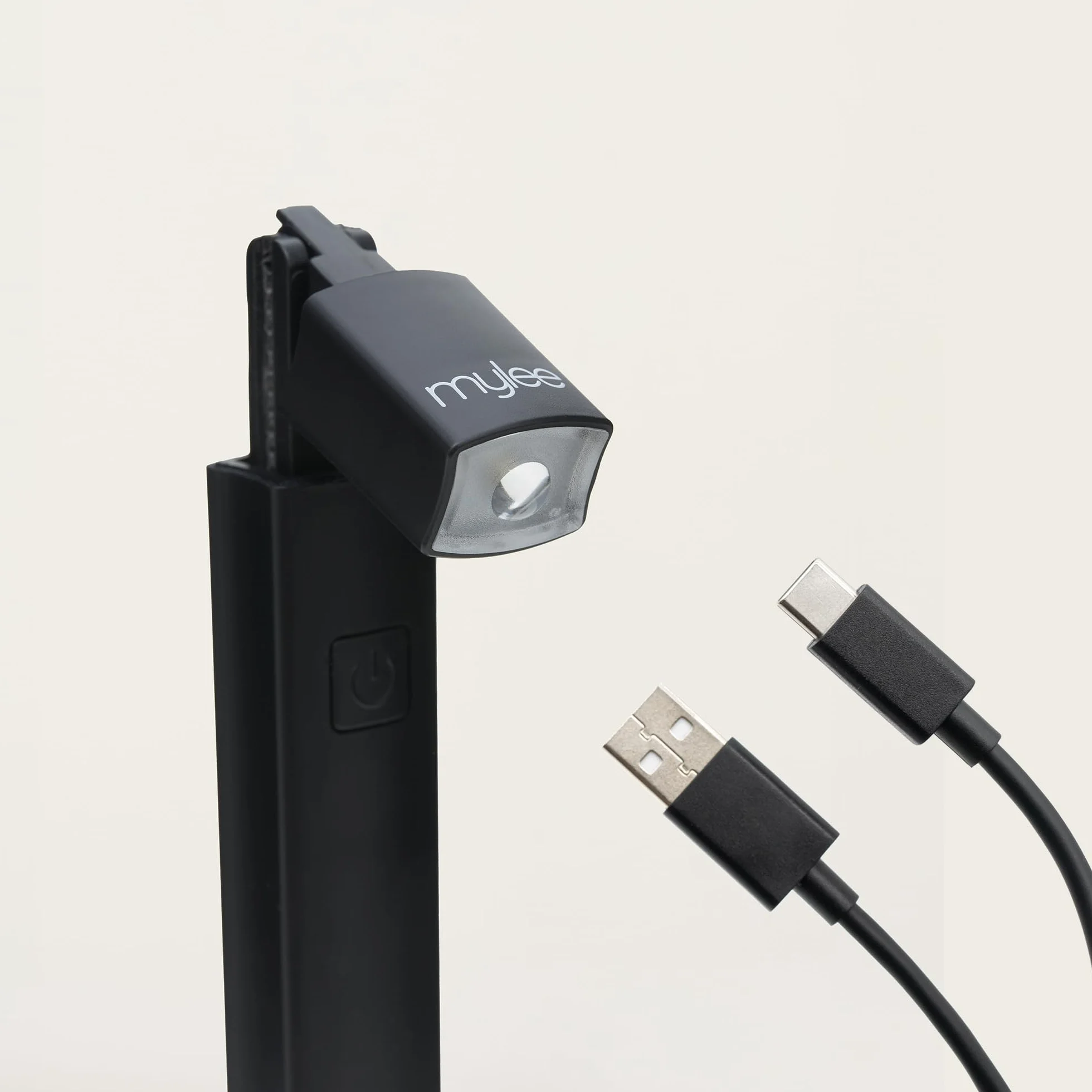 Mylee Linterna LED Fix 'N' Flash: Lámpara de Uñas Portátil para Esmalte de Gel con Cabezal Móvil, Recargable por USB, Funcionamiento Manos Libres - Perfecta para Casa, Viajes y Salones de Belleza