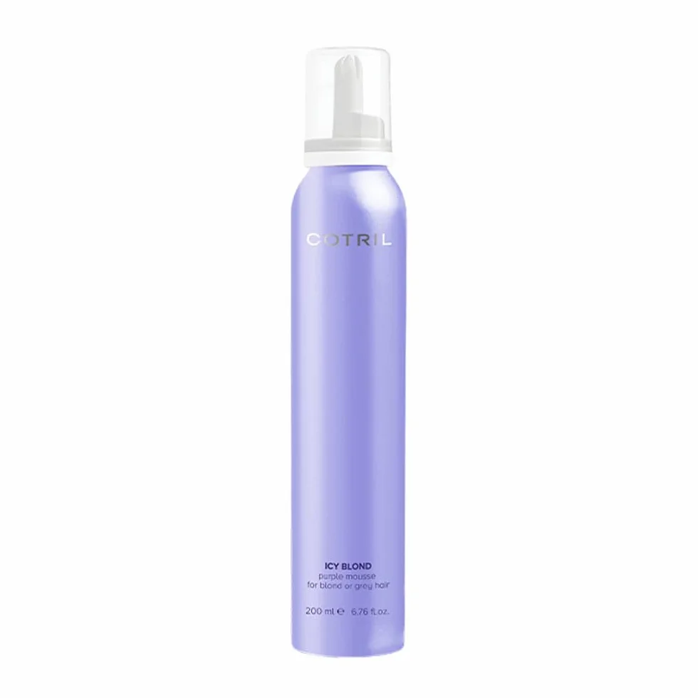 Cotril Icy Blond Blond Purple Mousse 200ml- mousse acondicionador antiamarilleo