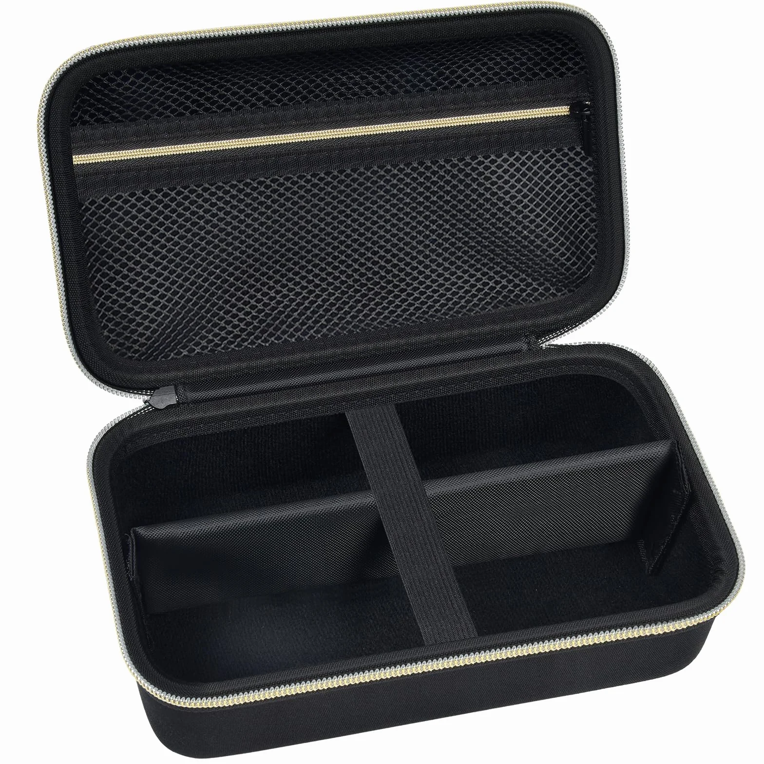 Bolsa para cortapelos Jack & Rose Set para hombre, cortapelos y barba, caja de almacenamiento (solo caja de almacenamiento) -Cremallera dorada