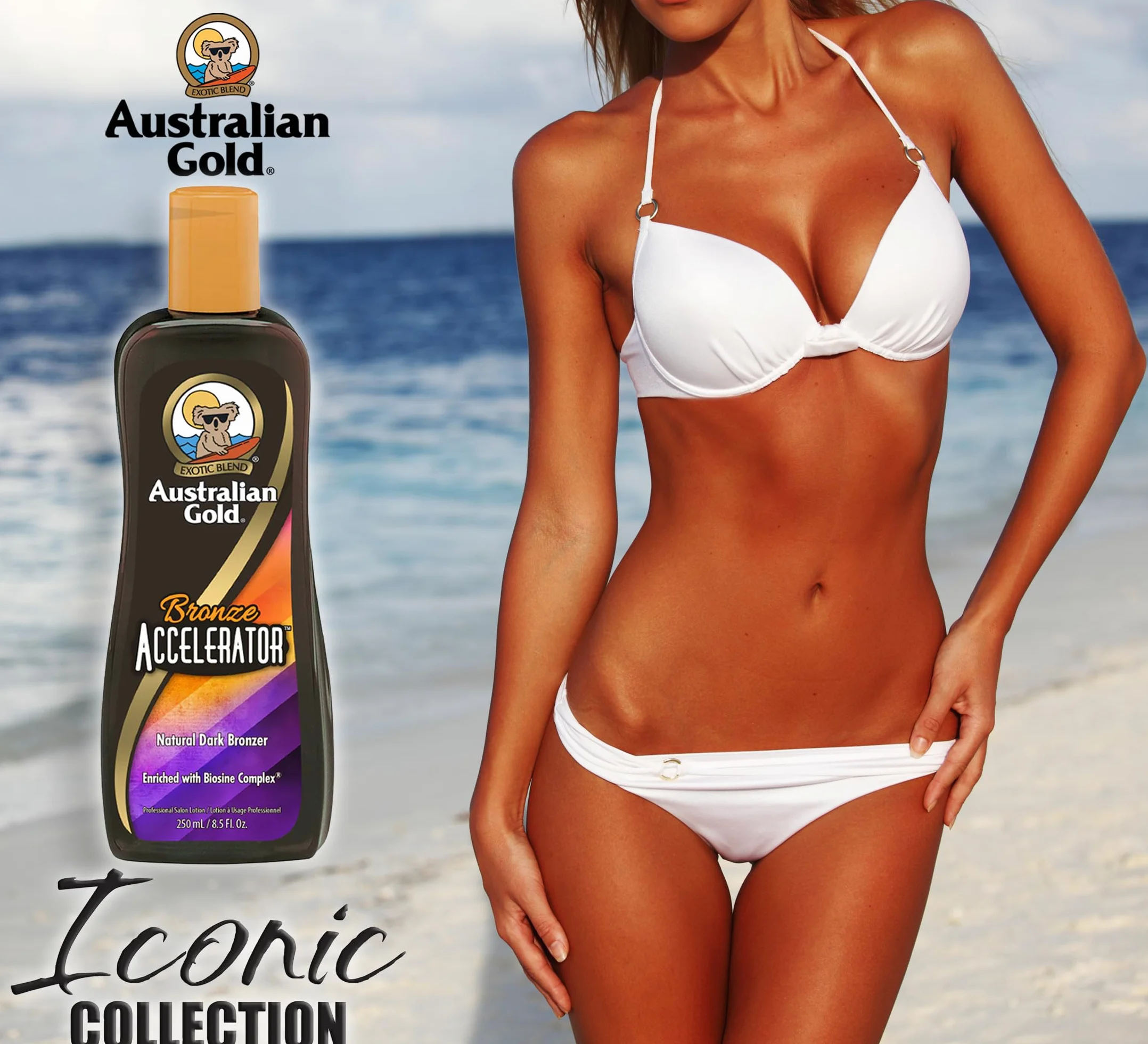 Australian Gold Acelerador Bronze Natural Dark Bronzer, One size, 250 ml