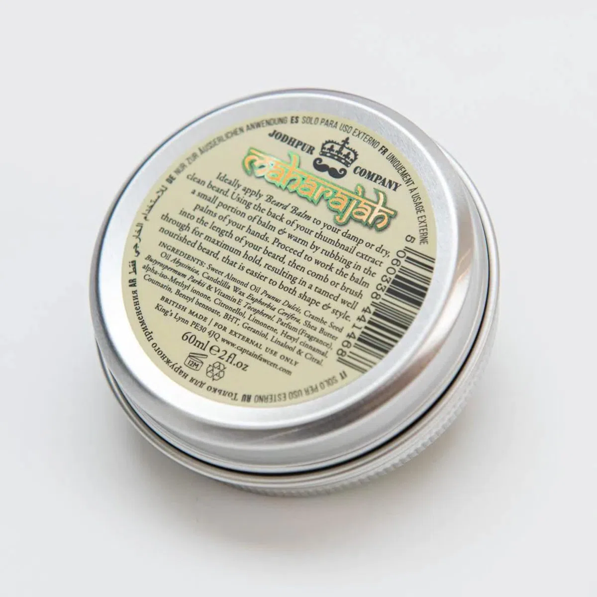 Captain Fawcett Bálsamo para Barba Maharajah 60ml, Estándar, Único