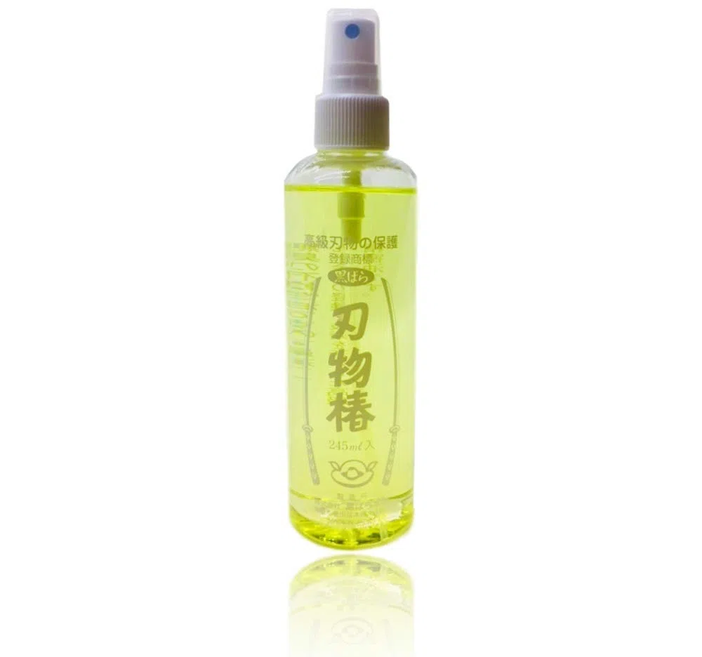 Kurobara Huile de camélia 100% pure Tsubaki pour l'entretien des couteaux japonais 8.6 oz claire