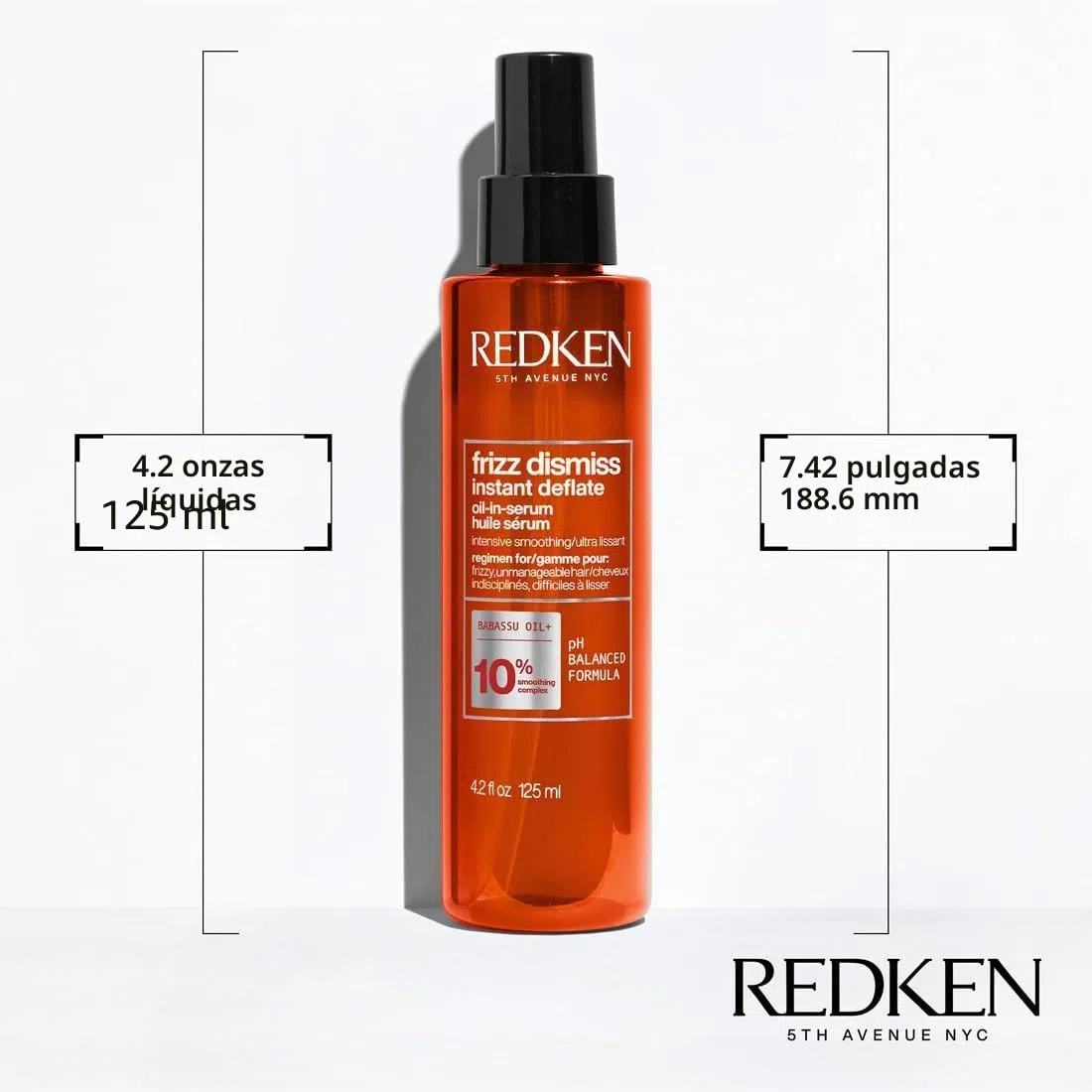 Redken, Aceite Sin Aclarado Antiencrespamiento, Para todo tipo de Cabello de Fino a Grueso, Para Clima Húmedo, Frizz Dismiss