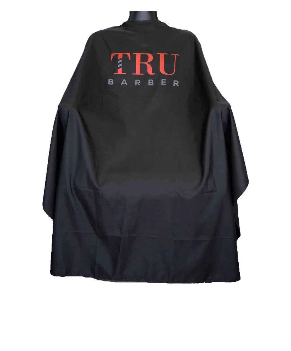 TRU BARBER Premium Capa de Peluqueria con cuello de silicona Unisex adulto (Pack de 1)