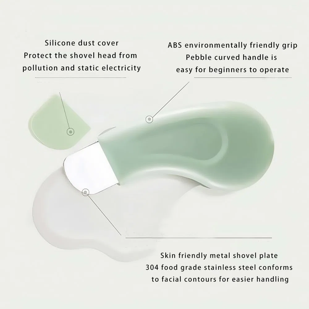 Herramientas Para Eliminar Puntos Negros Espátula para Limpieza Profunda de la Piel Herramienta de Limpieza de Poros de Silicona para Mujeres y Hombres