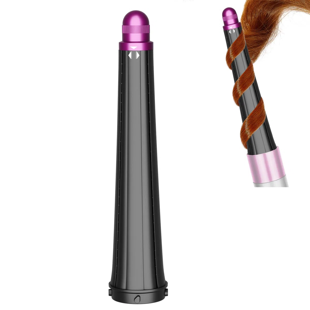 Accesorio de 20 mm a 36 mm de largo para Dyson Airwrap HS01 HS05, rizadores de envoltura automática para barriles profesionales rizados y rizos ondulados, rosa