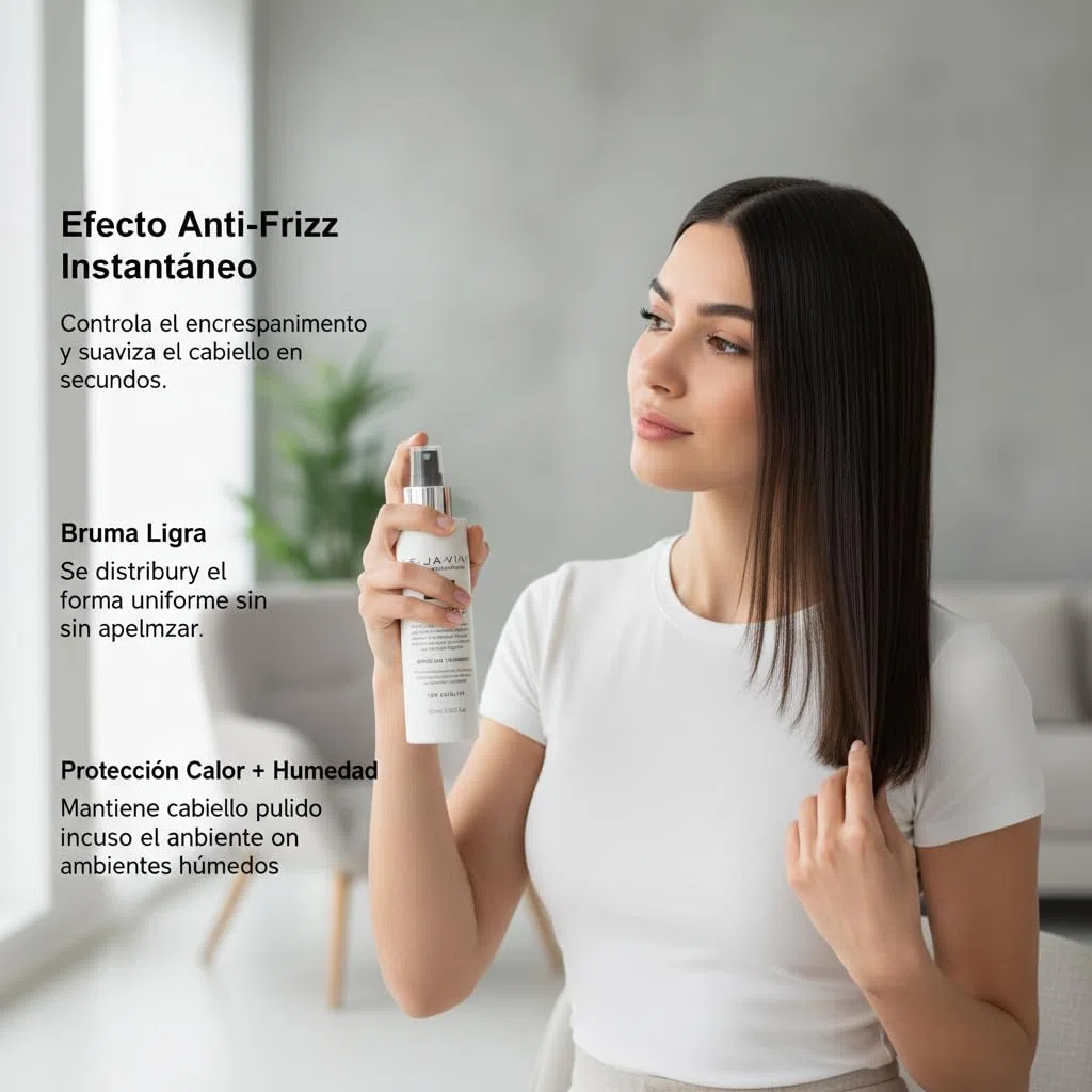 LEJAVINI N22 Spray Anti Frizz para Antiencrespamiento Cabello – Bruma Anti Frizz Pelo con Protección Térmica, Control de Humedad, Suavidad y Acabado Liso para Peinados Duraderos