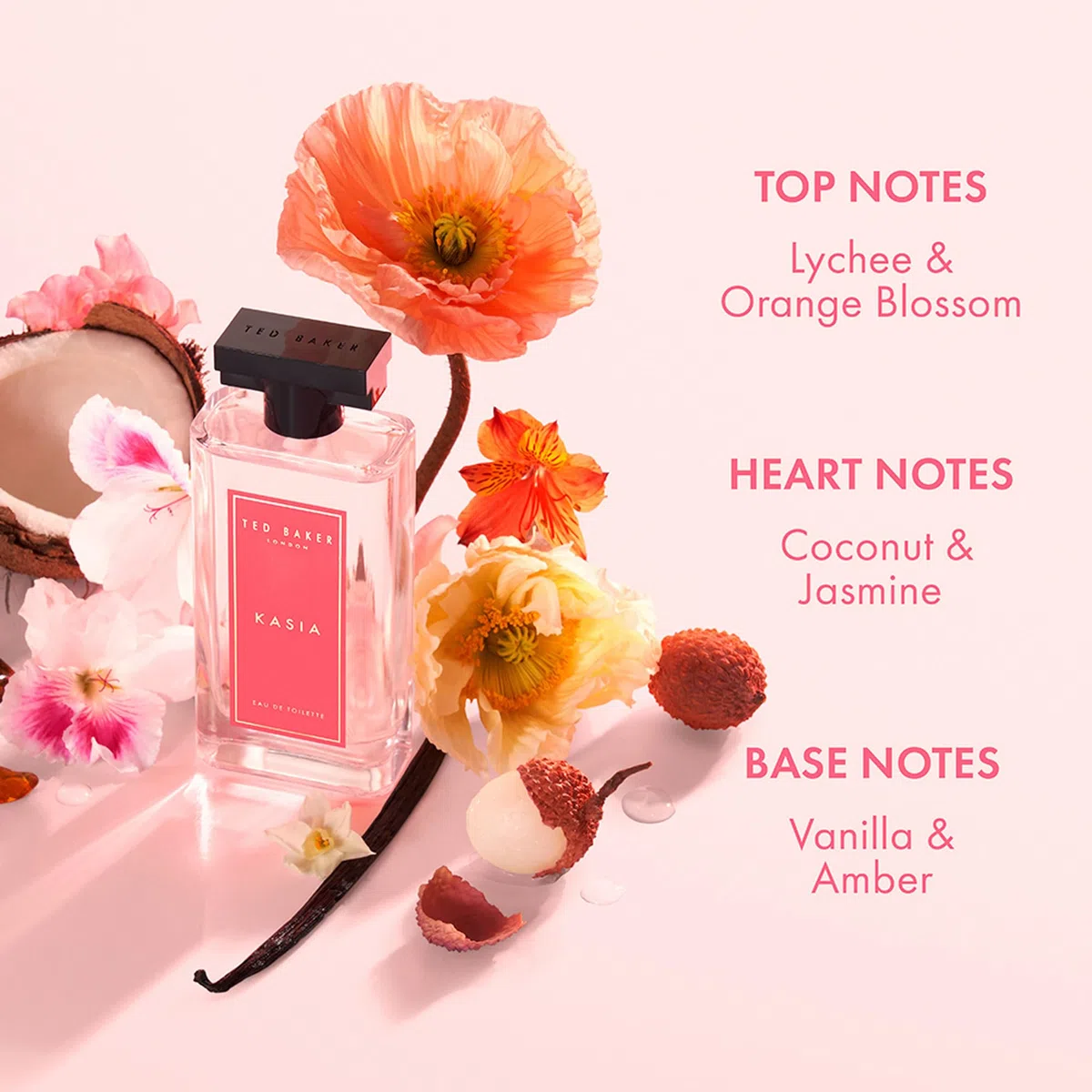 Ted Baker Set de regalo para bolso de mano Miniatures para mujer, 3 Eau de Toilettes de 15 ml de Elodie, Polly y Kasia, miniaturas afrutadas, florales y ambaradas en un estuche de lujo.