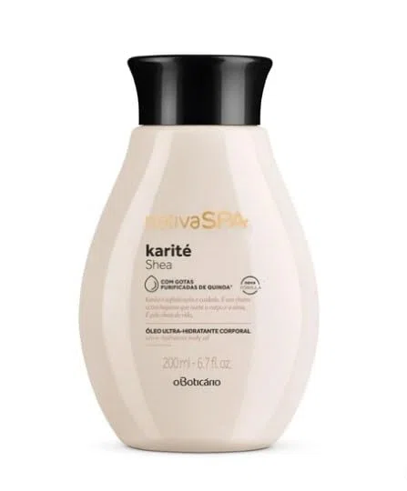 Óleo Hidratante Nativa Spa Karité, 200ml O Boticário