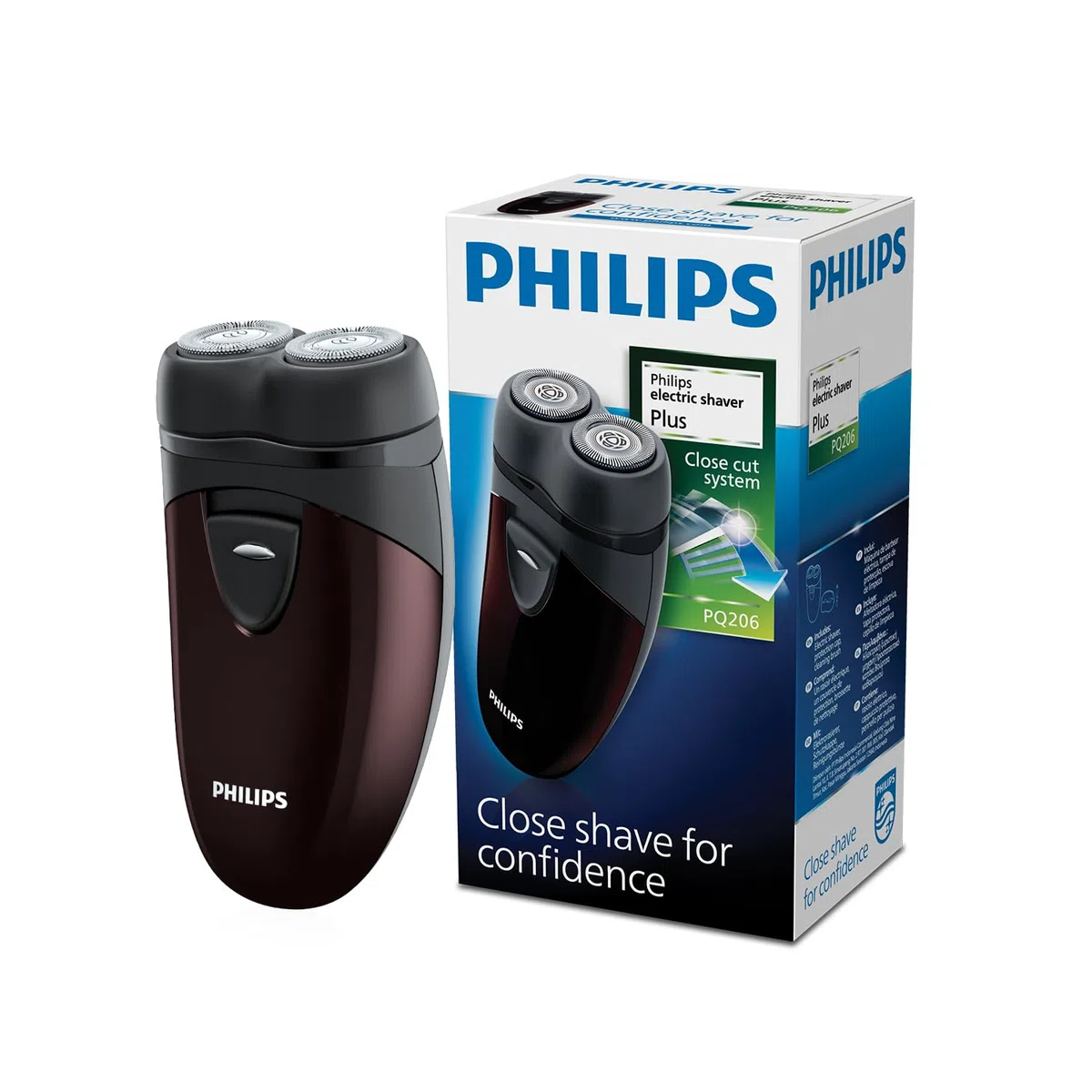 Philips PQ206 Electric shaver Battery powered Convenient to carry/GENUINE