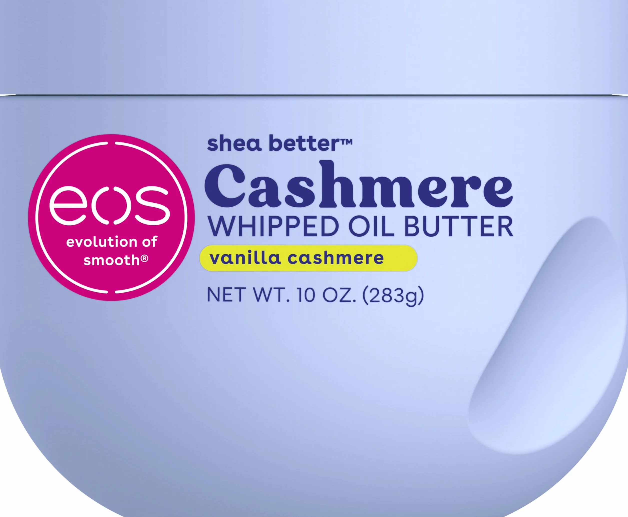eos Manteca corporal de aceite de cachemir – Vainilla Cashmere 72 horas de hidratación · Mantequilla corporal rica · Para piel seca · 283 g (10 oz)