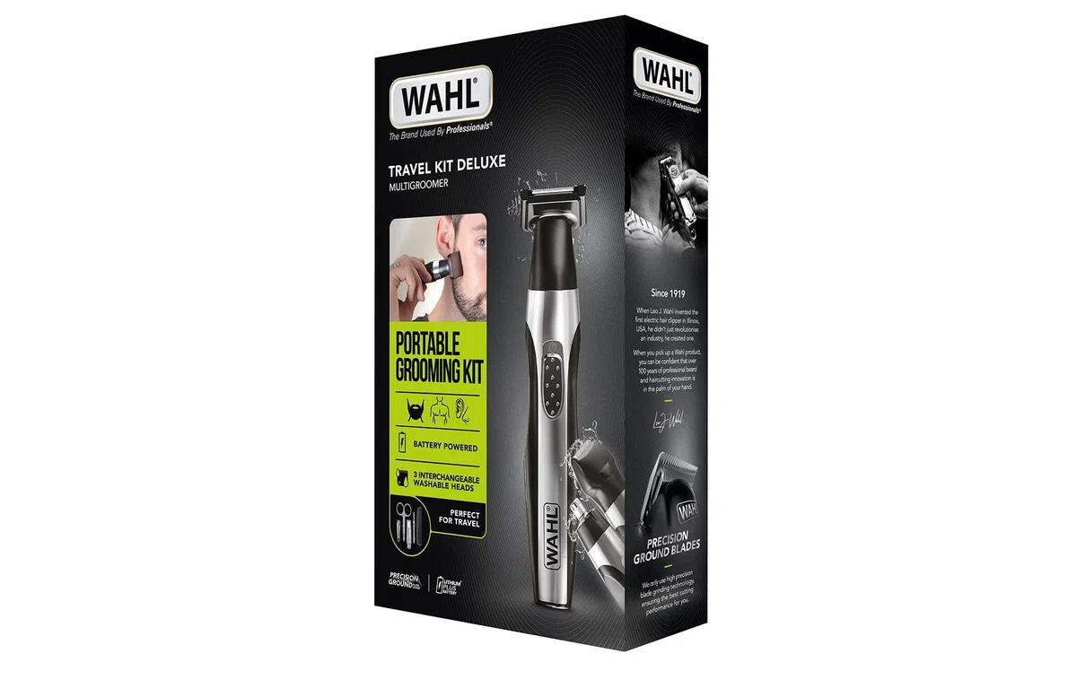 Wahl Kit De Viaje Deluxe - Recortadora De Batería De Litio Y Kit De Aseo 1 Unidad 242 g