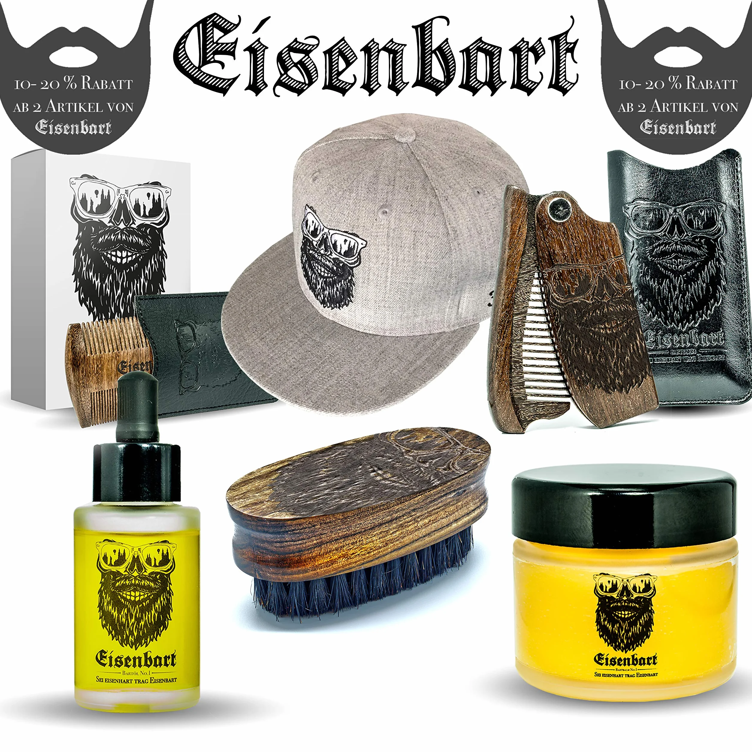 Bálsamo para barba No.II 60 ml Premium para el cuidado de la barba Citrus + Vainilla