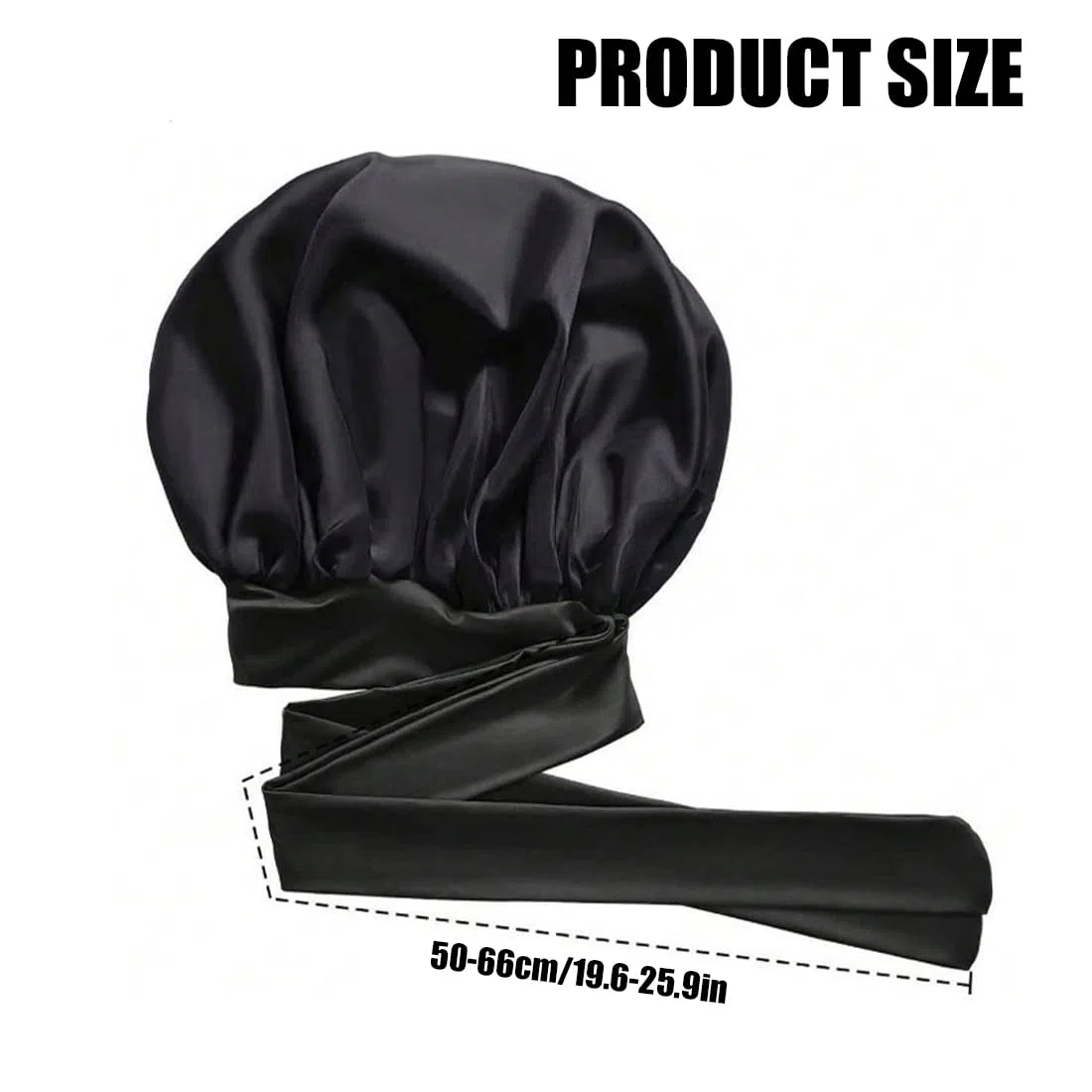 Gorro de Seda de Morera 100% Natural para Mujer - 1 Pieza, Suave y Cómodo para Dormir, Pelo de Seda