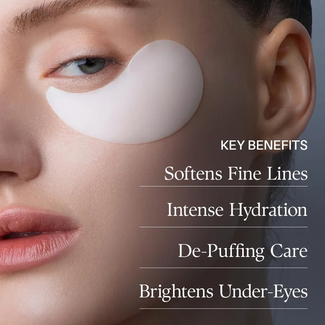 d’Alba Parches Ojos Bolsas y Ojeras – White Truffle Intensive Eye Patch 90 g (68 unidades), Mascarillas Contorno de Ojos Antiedad, Hidratantes e Iluminadoras – Korean Skincare