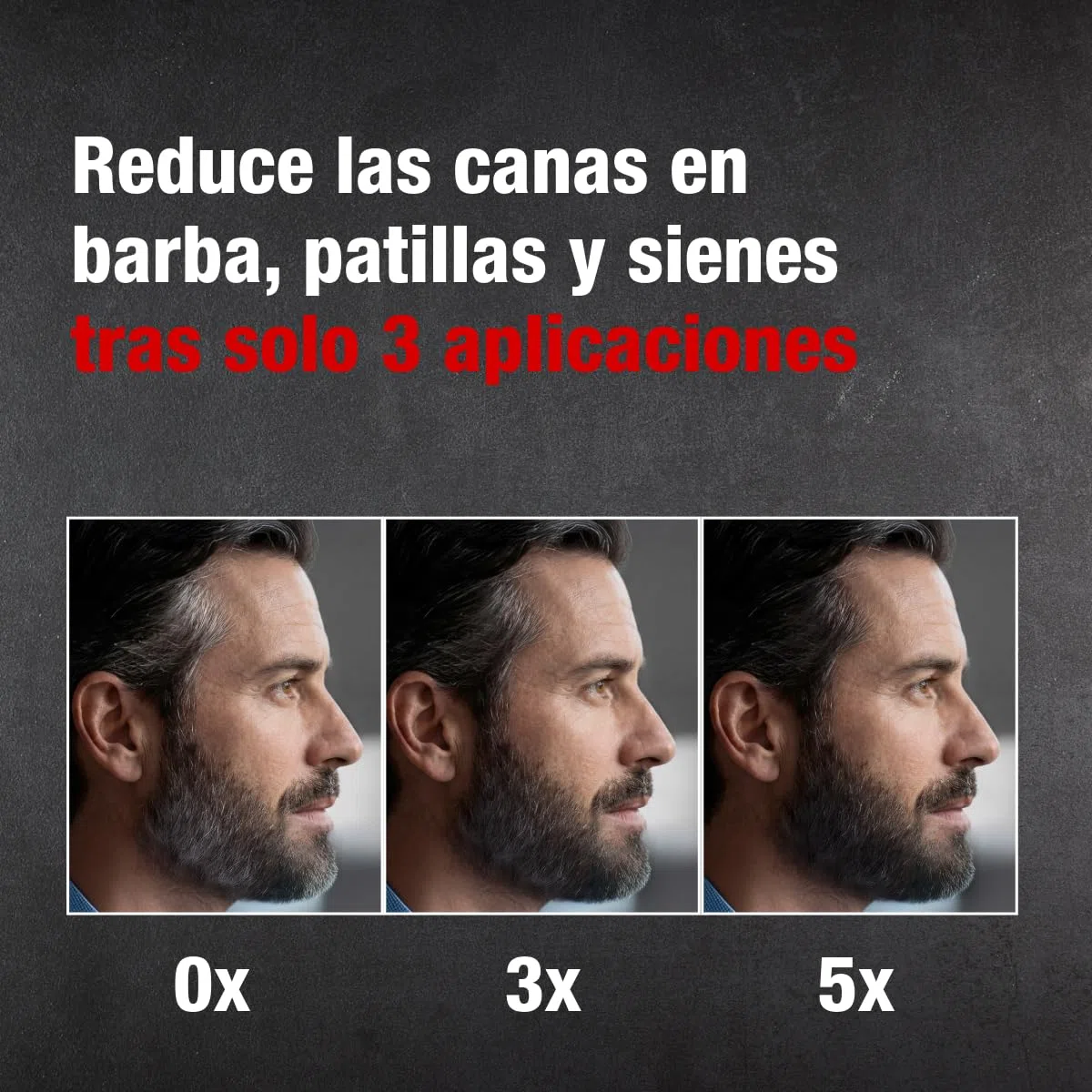 Alpecin Grey Attack Barba y Patillas Colour Booster 50 ml – Reduce gradualmente las canas con resultado natural sin efecto tinte para hombres