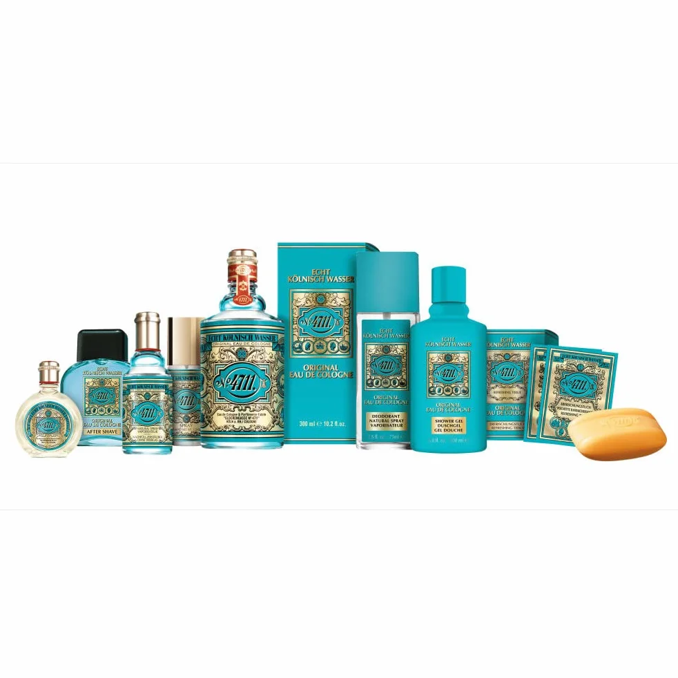 4711® Original Eau de Cologne | Eau de Cologne en frasco Molanus de 400 ml - clásico perfume en un frasco icónico - fragancia característica - unisex - para el bienestar del cuerpo, la mente y el alma